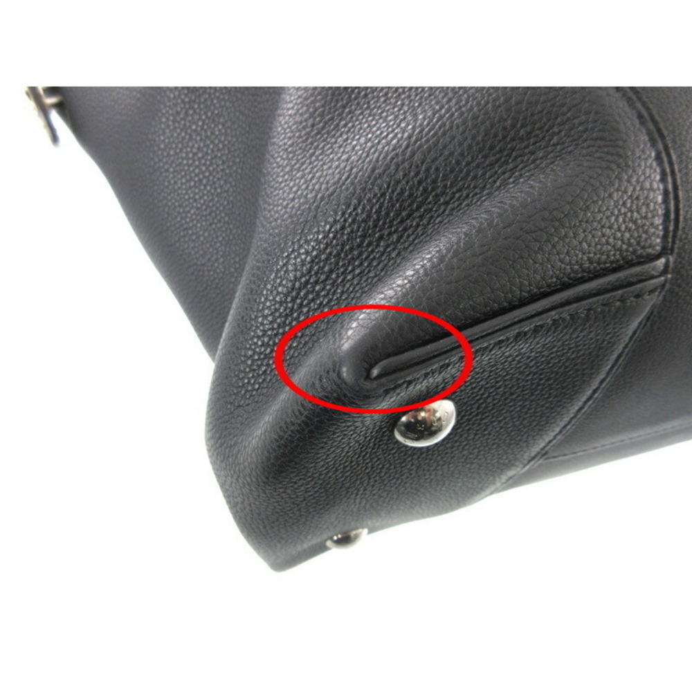 Louis Vuitton Lockit Leather Python Handbag Black… - image 3